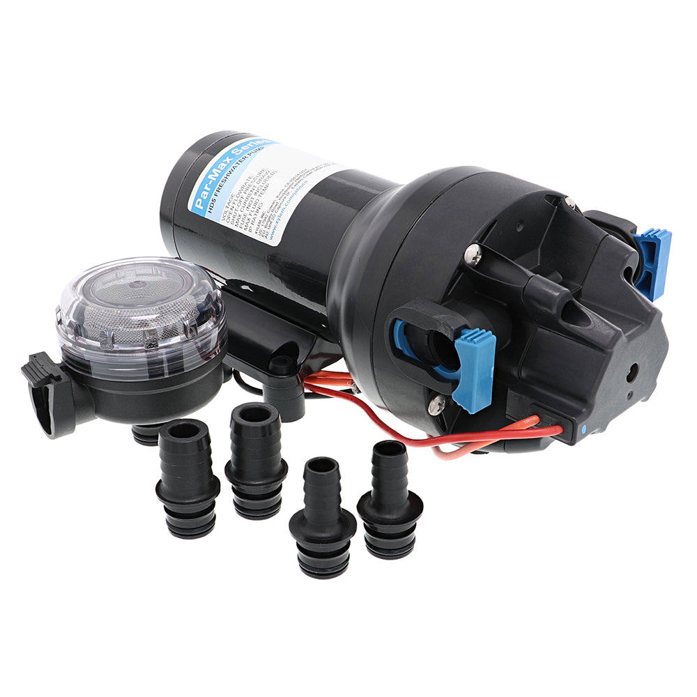 Bomba de presión de agua de servicio pesado Jabsco Par-Max HD5 - 12V - 5 GPM - 40 PSI