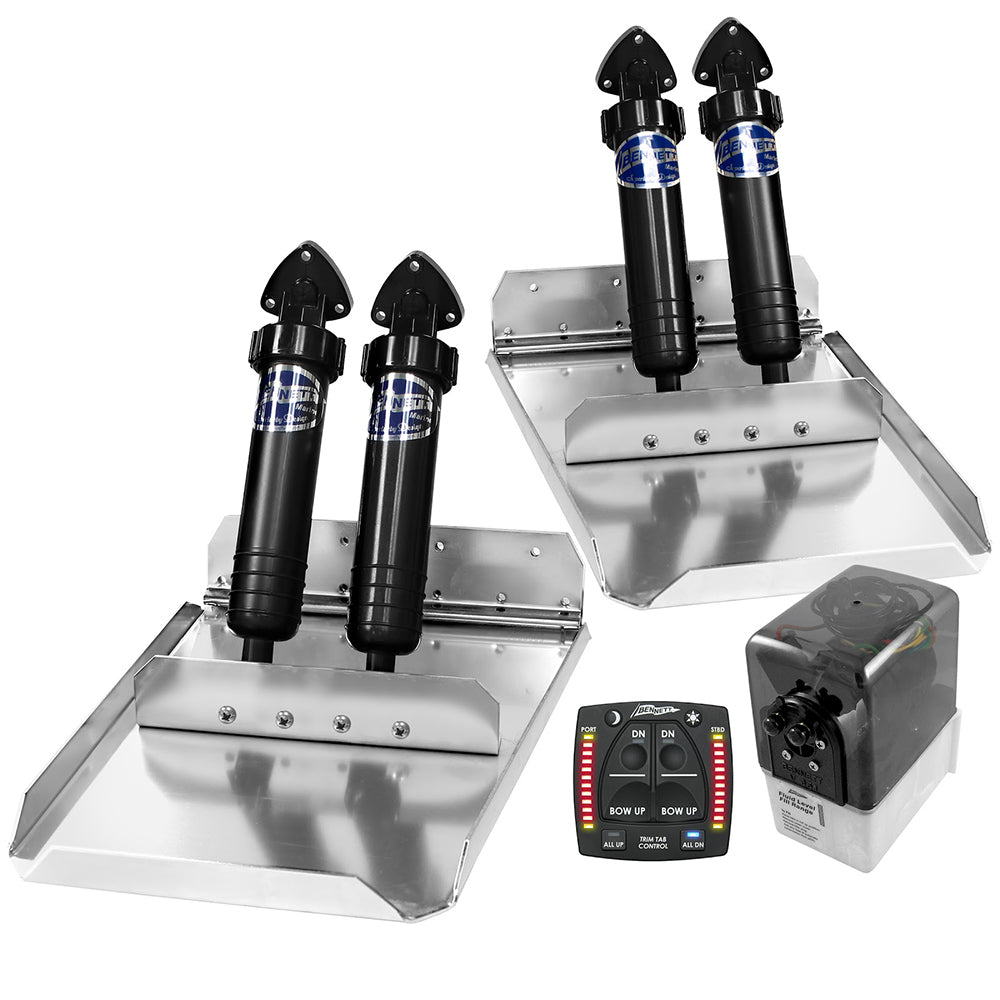 Sistema de flaps Bennett Marine 12x16 Sport con indicador One Box
