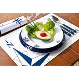 Plato hondo de melamina Marine Business, redondo - NORTHWIND - 22,5 cm, juego de 6 unidades