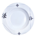 Plato hondo de melamina Marine Business, redondo - NORTHWIND - 22,5 cm, juego de 6 unidades