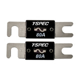 Fusible ANL T-Spec Serie V8 de 80 AMP - Paquete de 2