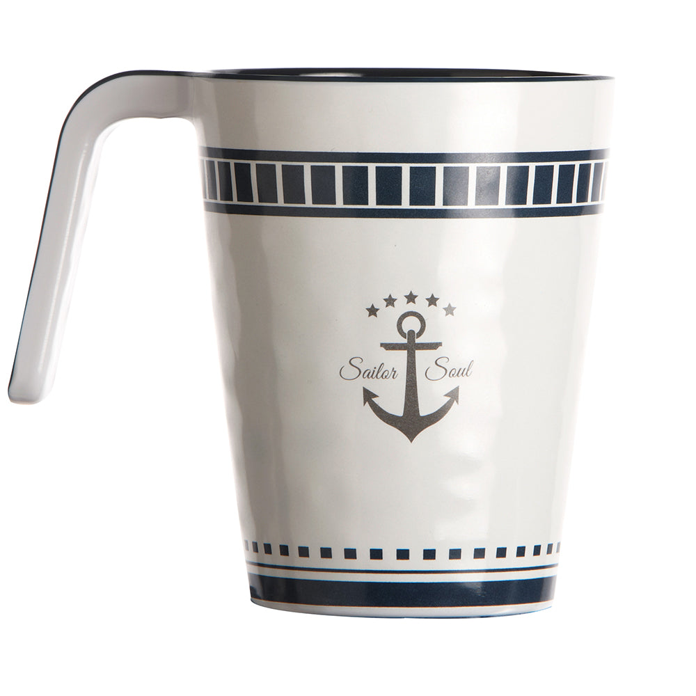 Taza de café antideslizante de melamina Marine Business - SAILOR SOUL - Set de 6