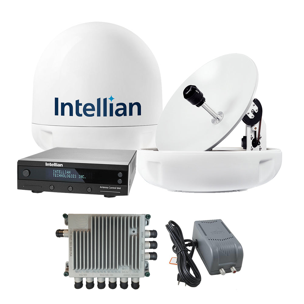 Sistema de antena de TV Intellian i5 All-Americas y kit SWM-30