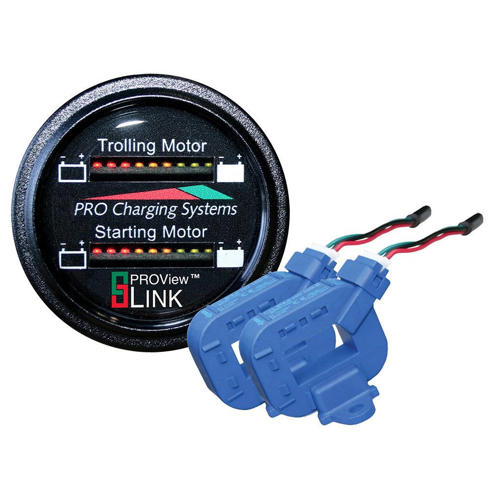 Indicador de batería de litio Dual Pro - Doble - Pantalla redonda con 2 transductores de corriente