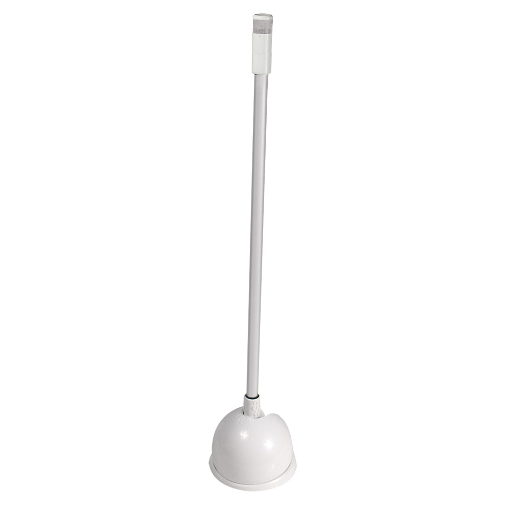Luz de fondeo Lumitec Contour - 12" - Mástil blanco, base blanca