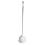 Luz de fondeo Lumitec Contour - 12" - Mástil blanco, base blanca