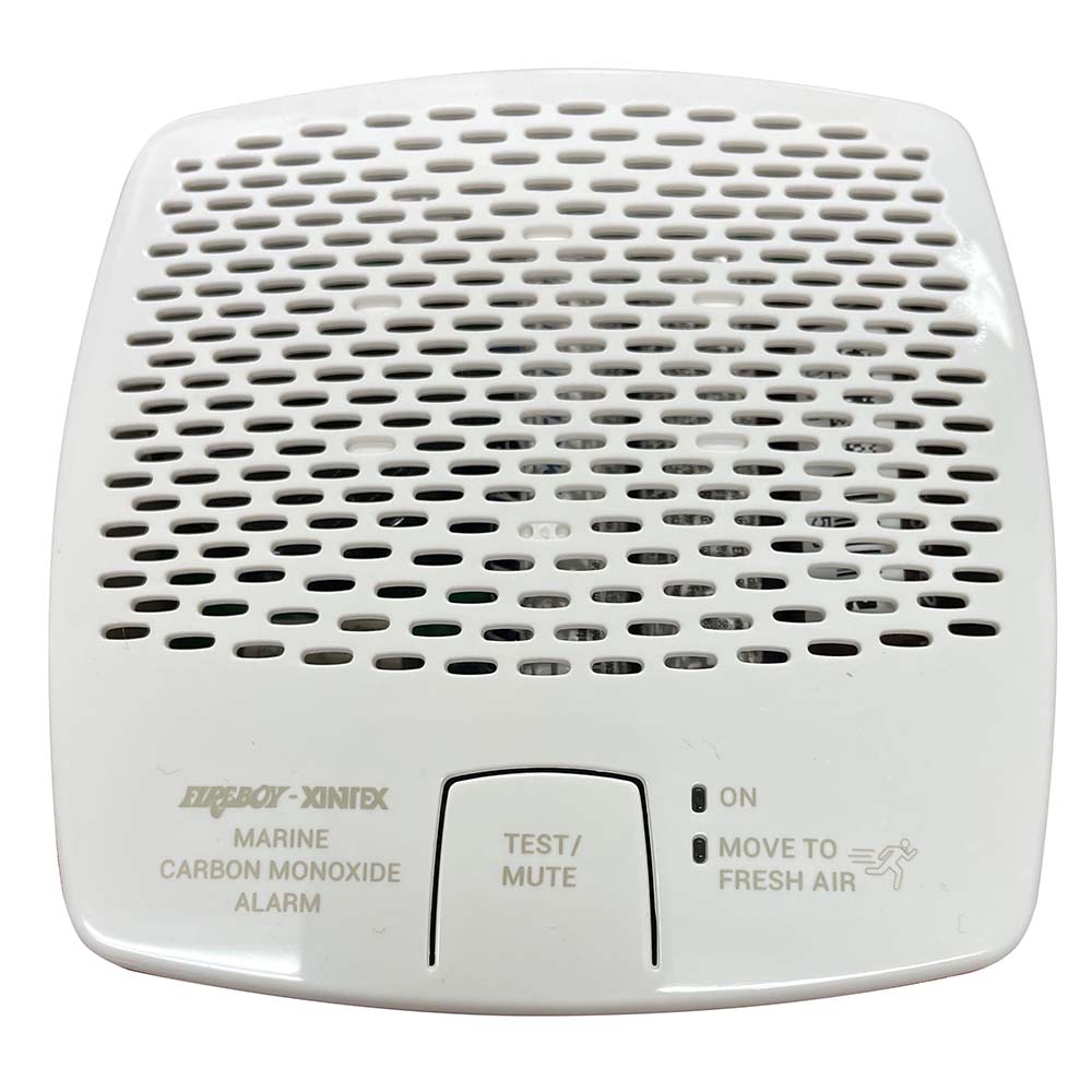 Alarma de monóxido de carbono Fireboy-Xintex, 12/24V CC - Blanca