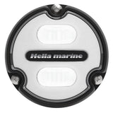 Luz subacuática Hella Marine Apelo A1 azul/blanca - 1800 lúmenes - carcasa negra - lente blanca
