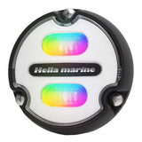 Luz subacuática RGB Hella Marine Apelo A1 - 1800 lúmenes - Carcasa negra - Lente blanca