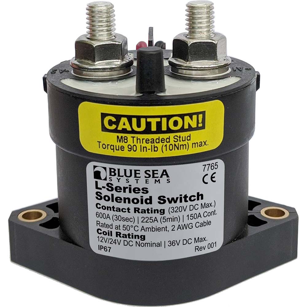 Interruptor de solenoide serie L Blue Sea 7765 - 150A - 12/24V CC