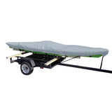 Funda Carver Poly-Flex II extra ancha con ajuste personalizado para kayaks de pesca de 14.5' apta para remolque - Gris
