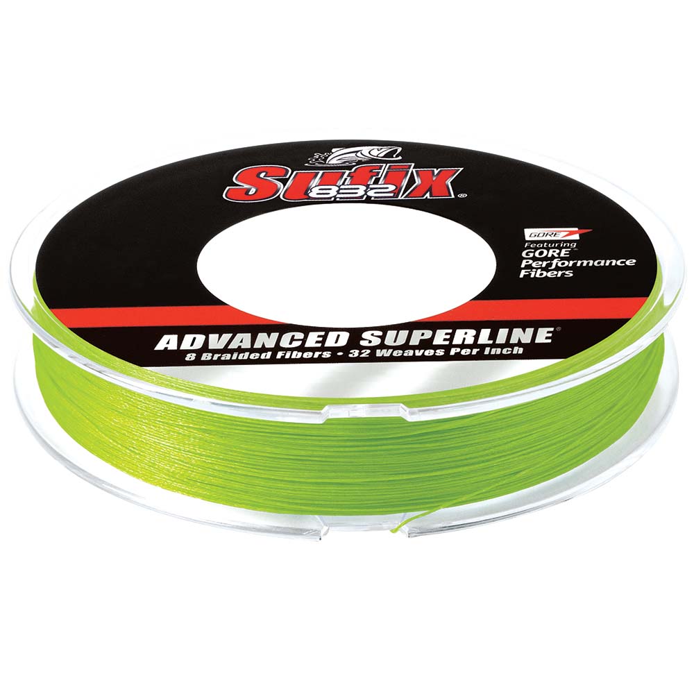 Trenza Sufix 832® Advanced Superline® - 10 lb - Neon Lime - 300 yardas