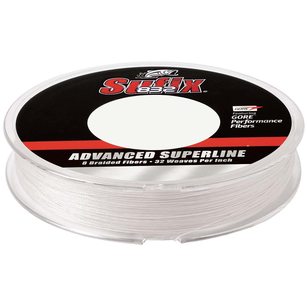 Sedal trenzado Sufix 832® Advanced Superline® - 20 lb - Ghost - 150 yardas
