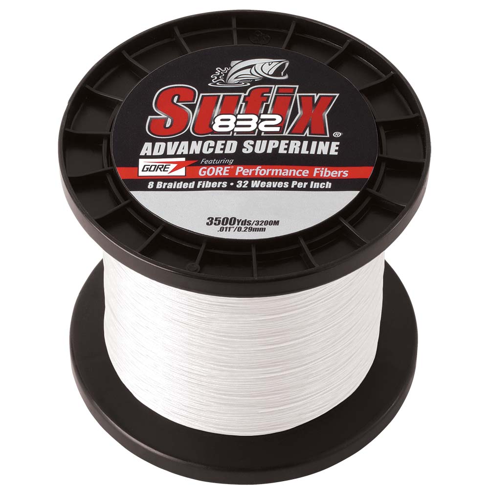 Sufix 832® Advanced Superline® Braid - 20 lb - Ghost - 3500 yardas