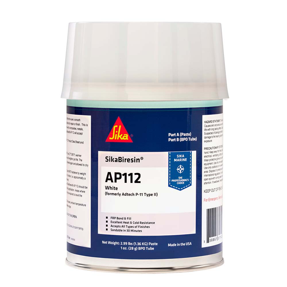 Sika SikaBiresin® AP112 Blanco Cuarto de galón Requiere endurecedor BPO