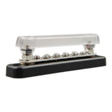 Barra colectora Victron 150A 2P con 10 tornillos y cubierta