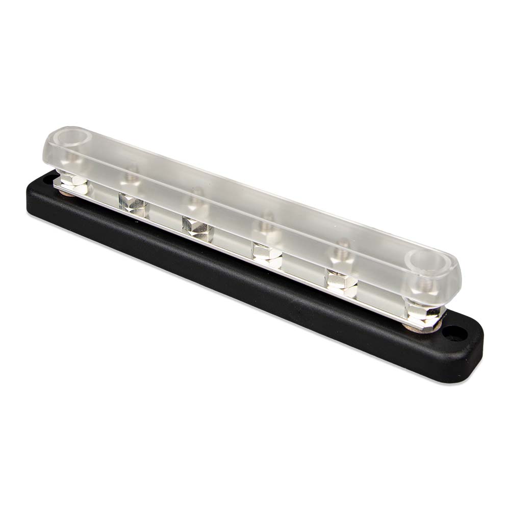 Barra colectora Victron 150A 6P y cubierta con 6 terminales de 1/4"