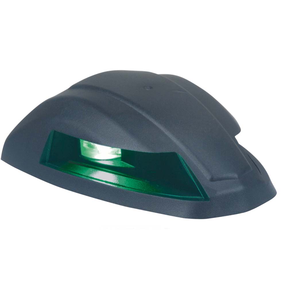 Luz de navegación bicolor LED de 12 V Perko - Negra redondeada