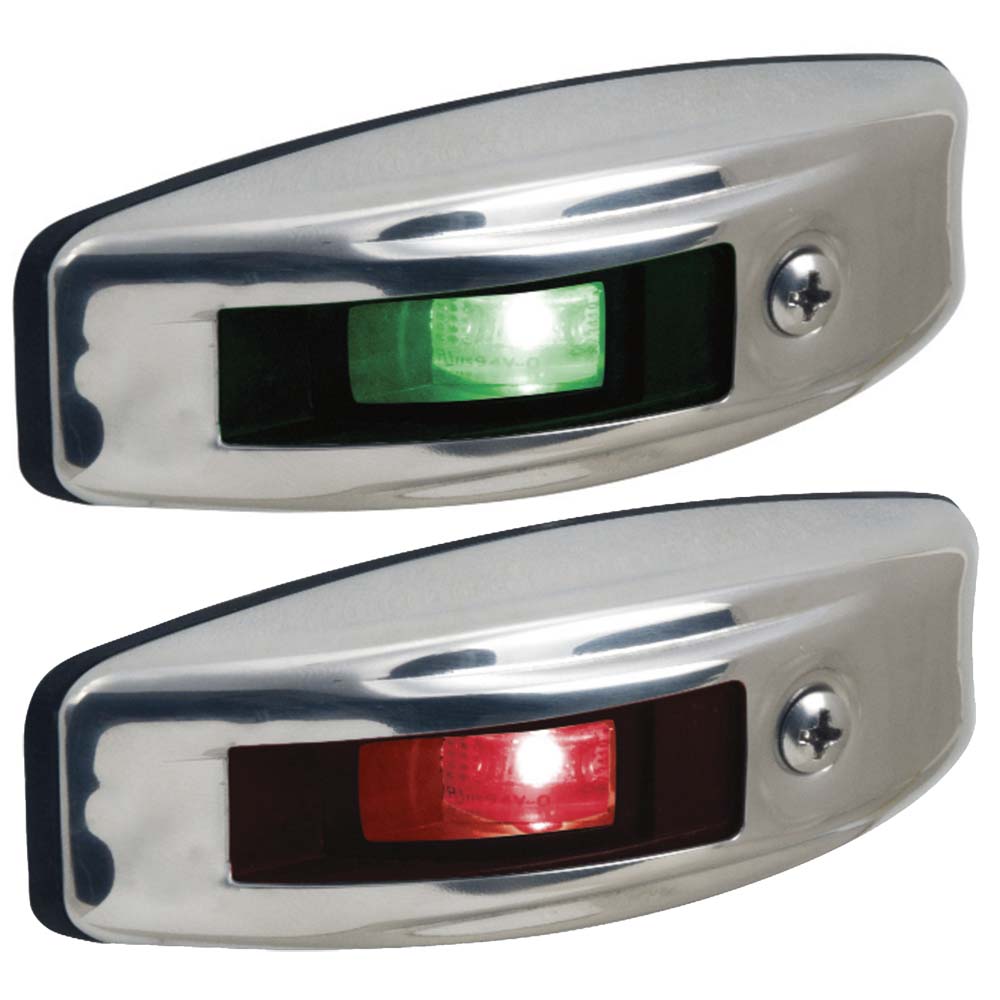 Luz lateral LED de 12V Perko - Acero inoxidable