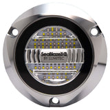 Luz subacuática RGBW Lumitec SeablazeX2 Spectrum con carcasa pulida