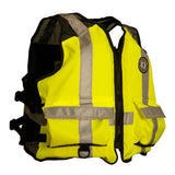 Chaleco de malla industrial de alta visibilidad Mustang - Amarillo fluorescente/Verde/Negro - XXL/3XL