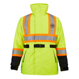 Abrigo de flotación Mustang Classic - Amarillo/Verde fluorescente/Negro - Mediano