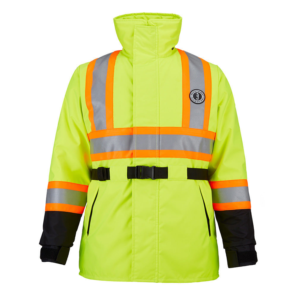 Abrigo de flotación Mustang Classic - Amarillo fluorescente/Verde/Negro - XXL