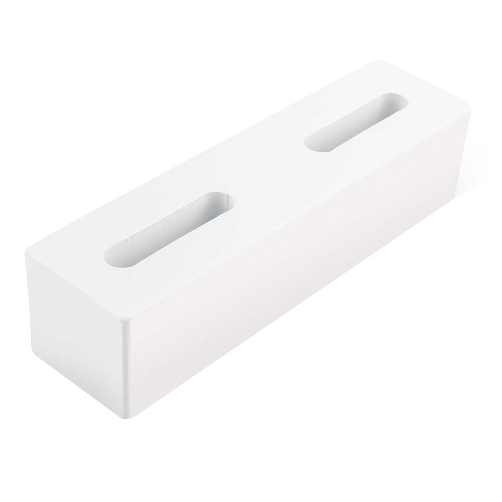 Soporte adaptador espaciador de 2" para Minn Kota Raptor - Blanco