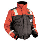 Chaqueta tipo bombardero de flotación Mustang Classic con cinta reflectante - Naranja/Negro - XL