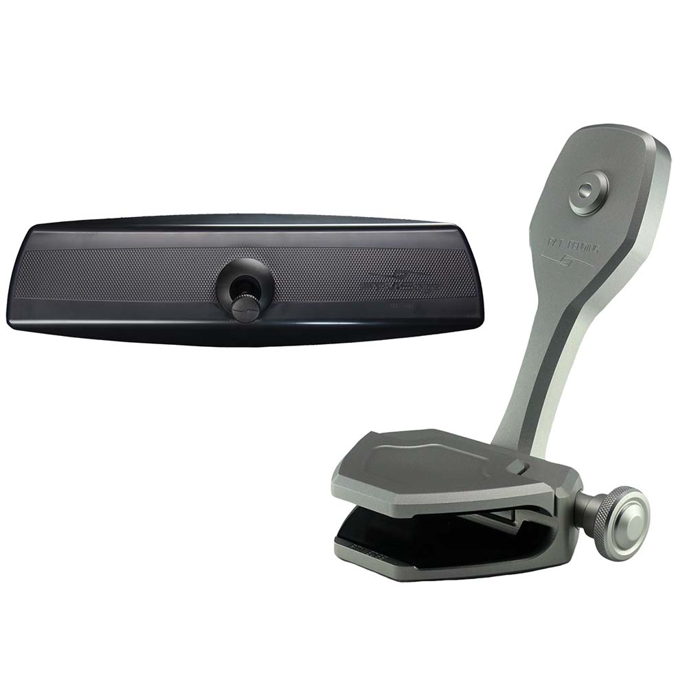 PTM Watersports Mirror/Bracket Kit w/VR-140 PRO Mirror & ZXR-300 (Titanium Grey)