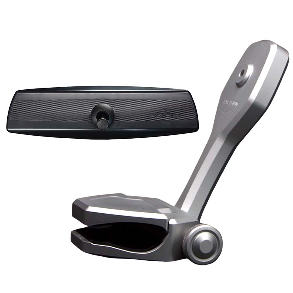 Kit de espejo/soporte para deportes acuáticos PTM con espejo VR-140 PRO y ZXR-320 (Plata)