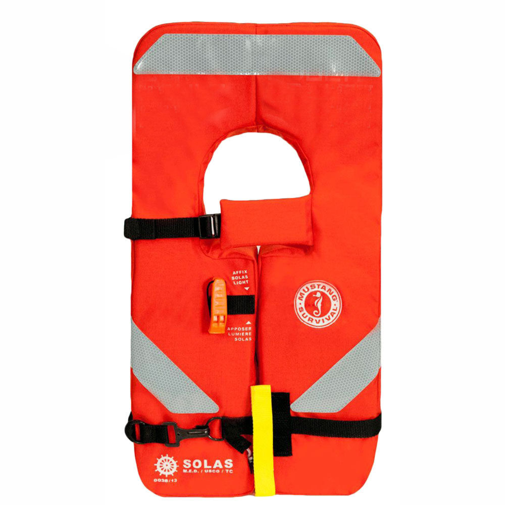 Chaleco salvavidas para adultos Mustang SOLAS tipo 1 - Naranja