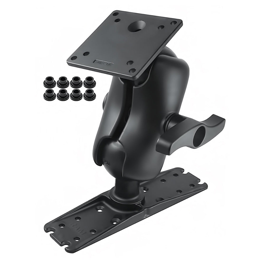 Soporte de bola RAM® con placa VESA de 100x100mm y placa para equipos electrónicos grandes
