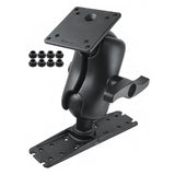 Soporte de bola RAM® con placa VESA de 100x100mm y placa para equipos electrónicos grandes