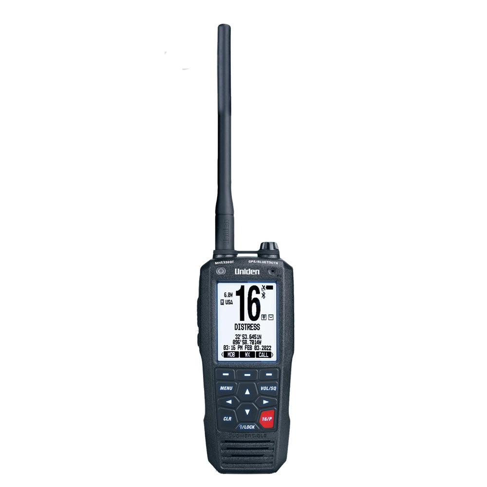 Radio marina VHF Uniden MHS338BT con GPS y Bluetooth
