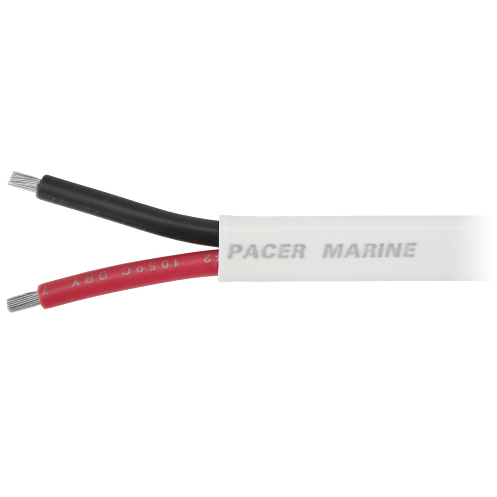 Pacer 10/2 AWG Duplex Cable - Flat Cable - Red/Black - 1,000'