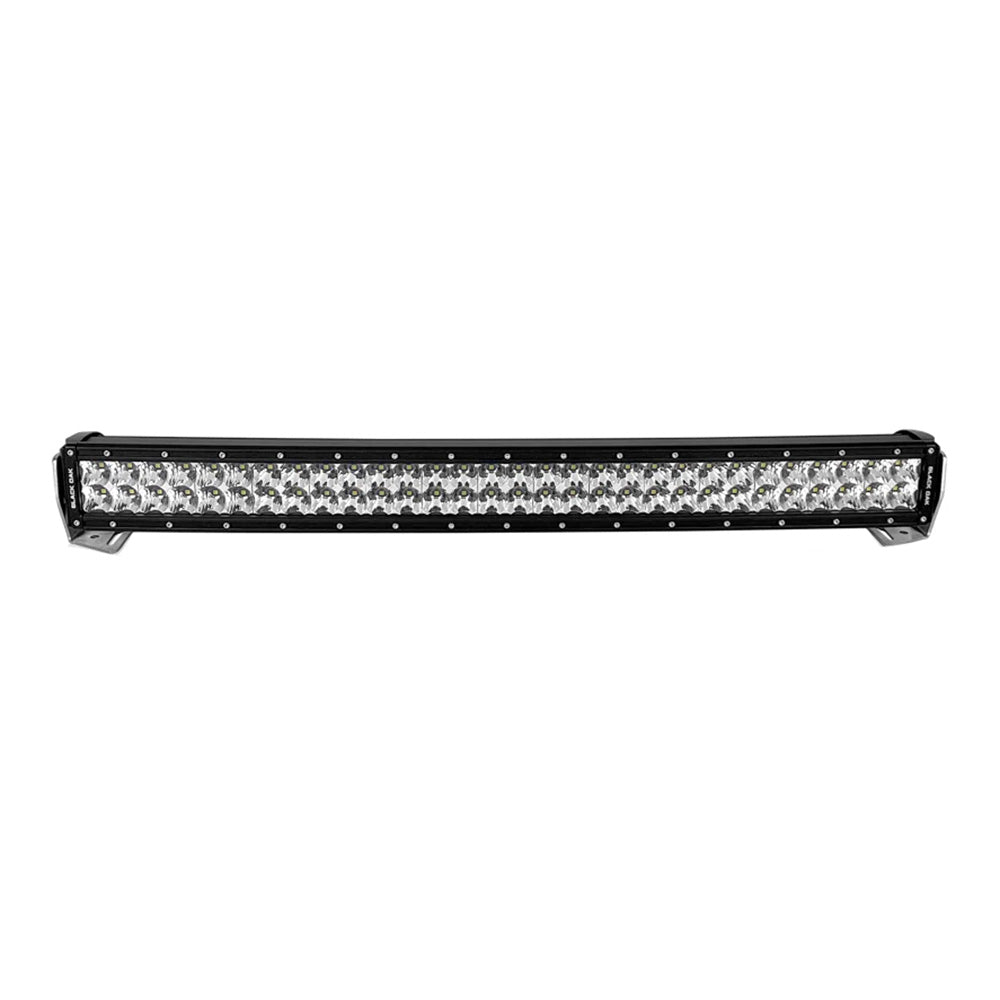 Barra de luz LED curva de doble fila Black Oak Pro Series 3.0 de 30" - Óptica combinada - Carcasa negra