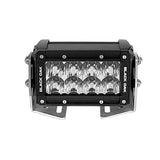 Barra de luces LED de doble fila de 4" Black Oak Pro Series 3.0 - Óptica de inundación - Carcasa negra