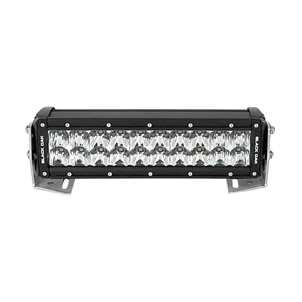 Barra de luces LED de doble fila de 10" Black Oak Pro Series 3.0 - Óptica combo - Carcasa negra