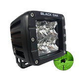 Luz de cápsula infrarroja de 2" 850nm Black Oak Pro Series 3.0 - Óptica de inundación - Carcasa negra