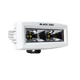 Luz de cubierta marina Black Oak de 4" - Óptica de escena - Carcasa blanca - Serie Pro 3.0