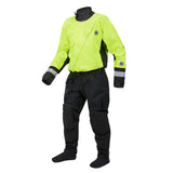 Traje seco de rescate acuático Mustang MSD576 - Amarillo verdoso fluorescente-Negro - XL