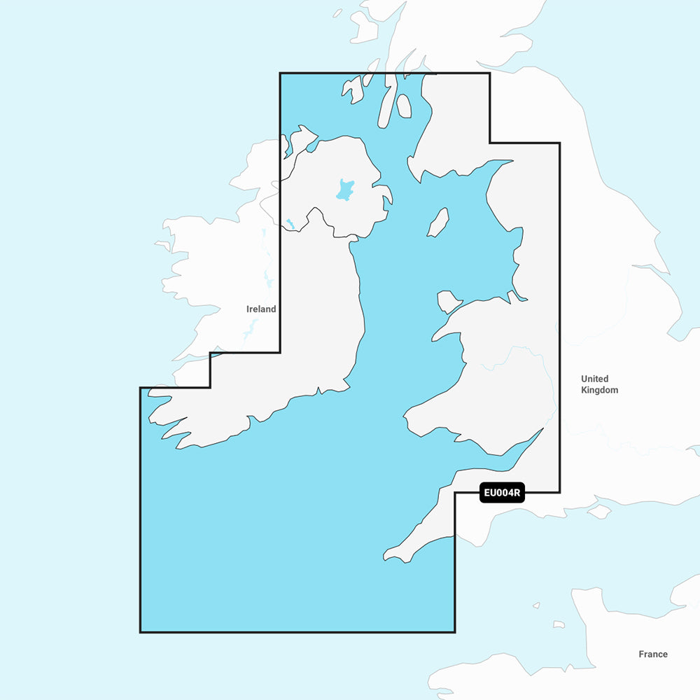 Garmin Navionics+ NSEU004R - Mar de Irlanda - Carta náutica