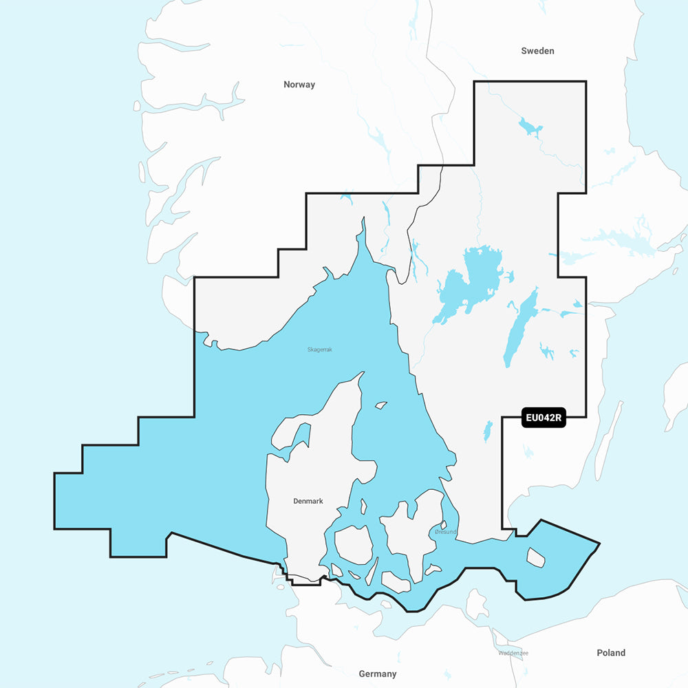 Garmin Navionics+ NSEU042R - De Oslo a Trelleborg - Carta náutica