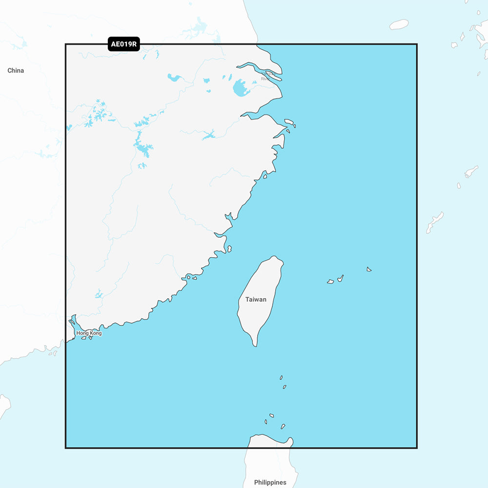 Garmin Navionics Vision+ NVAE019R - Taiwán - Carta náutica