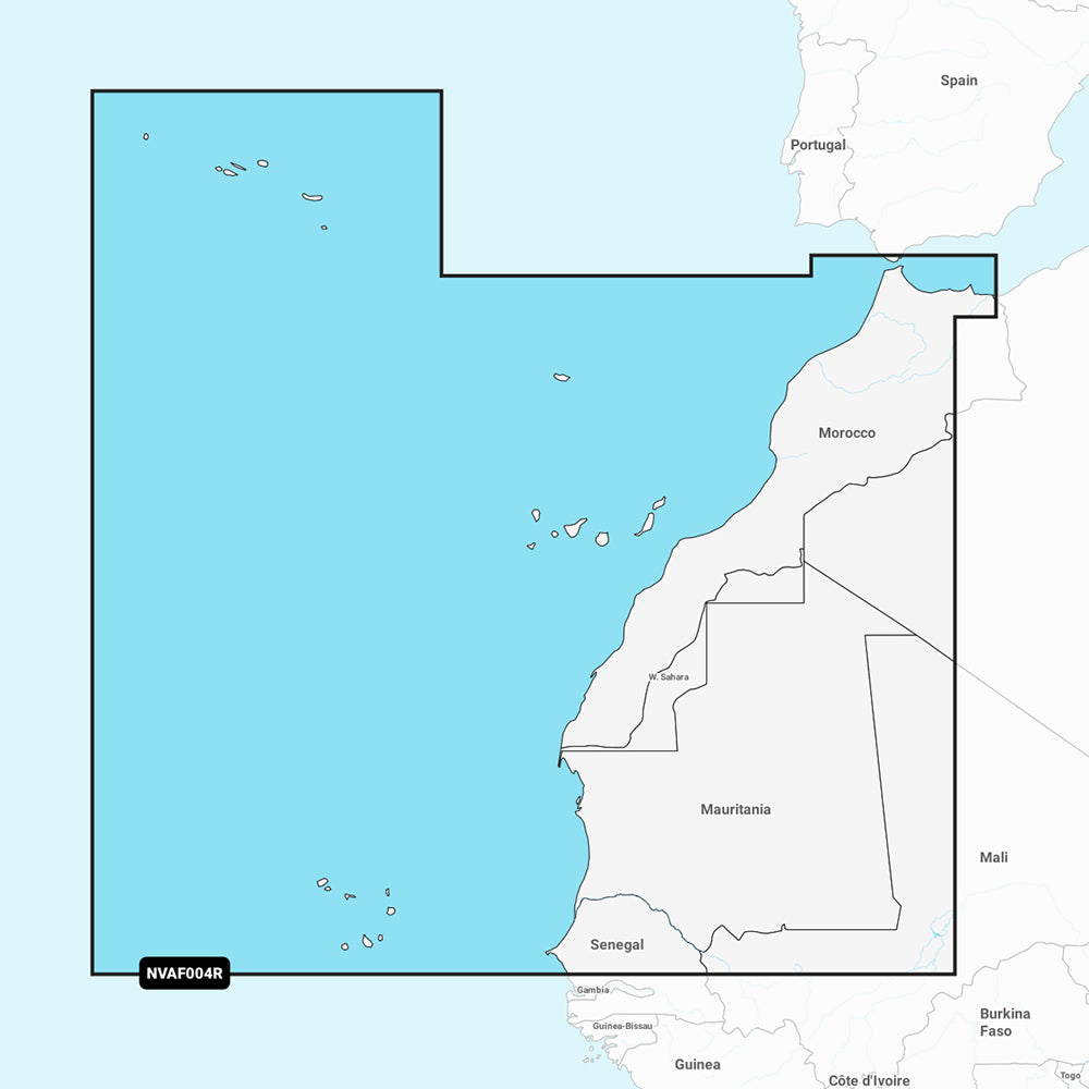 Garmin Navionics Vision+ NVAF004R - África, Noroeste - Carta náutica