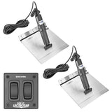 Kit de flaps de aluminio Lectrotab XKA con interruptor basculante - 9 x 9