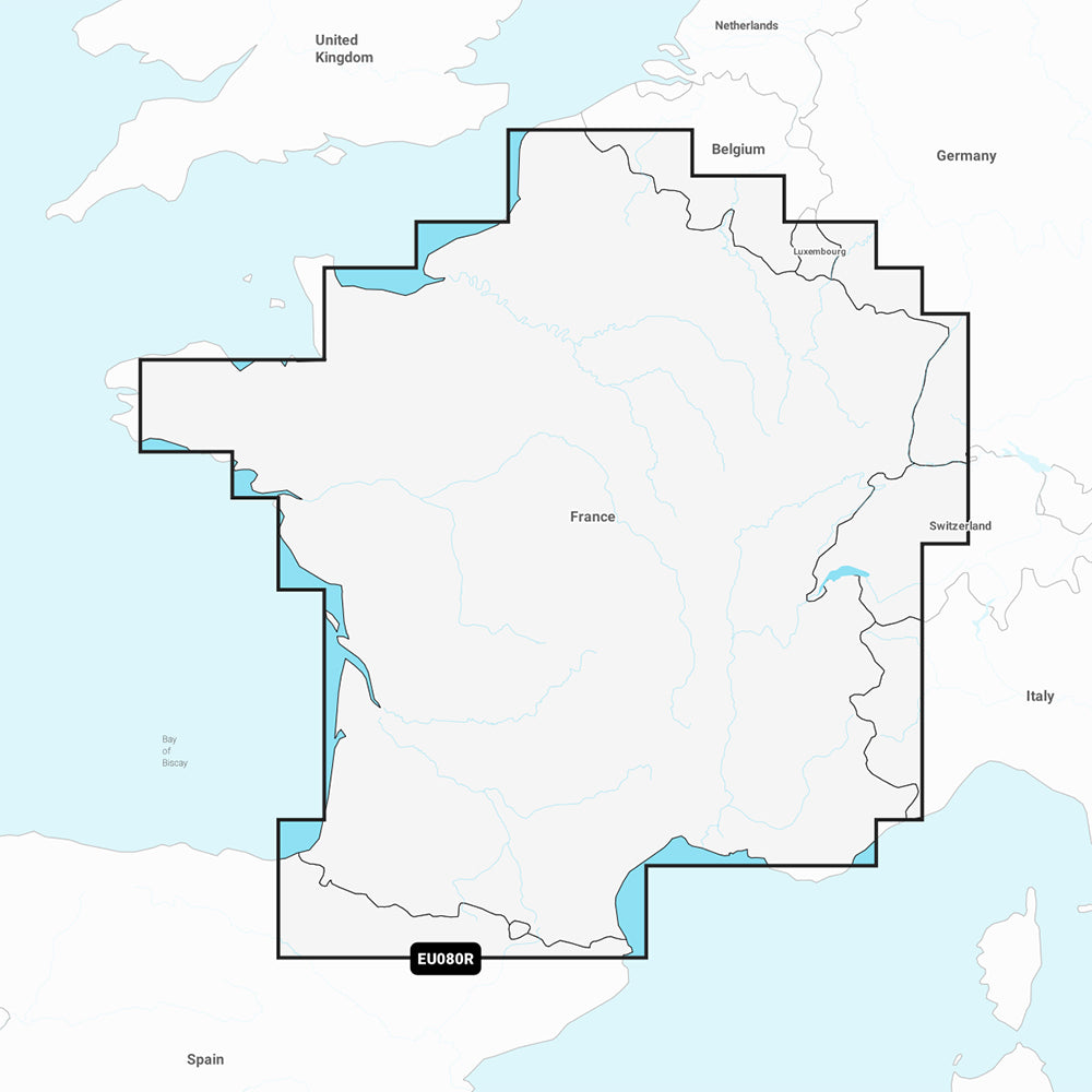 Garmin Navionics Vision+ NVEU080R - Francia, Lagos y Ríos - Carta Marina de Aguas Interiores