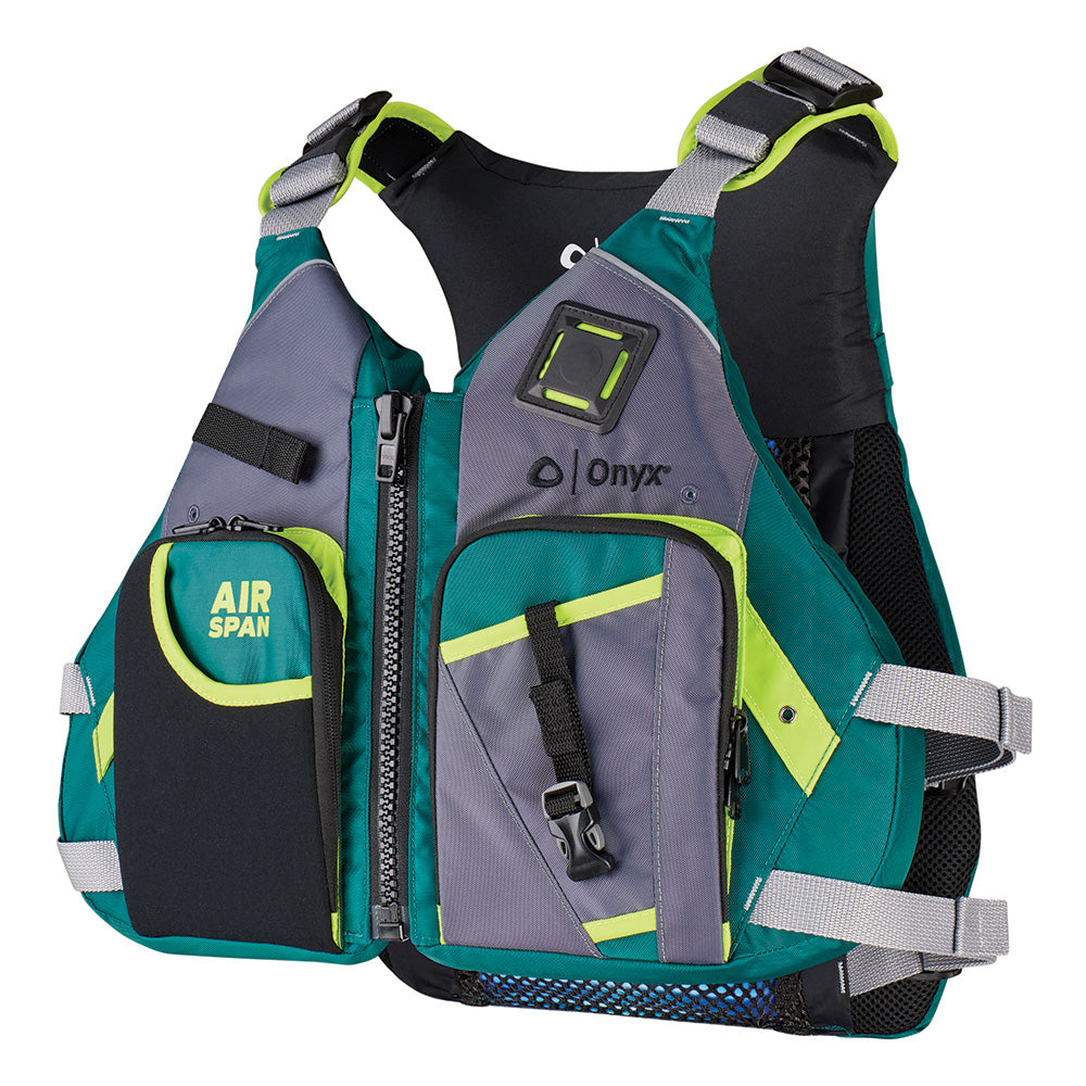 Chaleco salvavidas para pesca Onyx Airspan - XS/SM - Verde