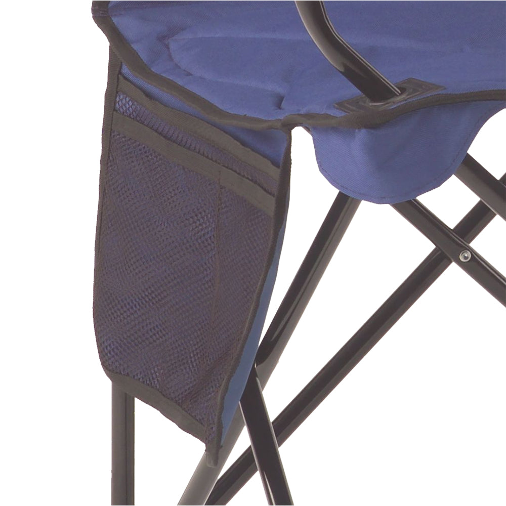 Silla plegable Coleman con enfriador - Azul
